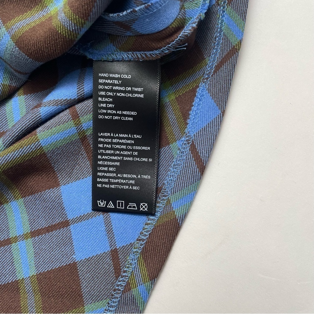 NWT URBAN OUTFITTERS plaid low rise mini skirt - Picture 5 of 7